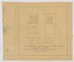 Technical Drawing: Stith Residence, Abilene, Texas: Elevations of Door 1