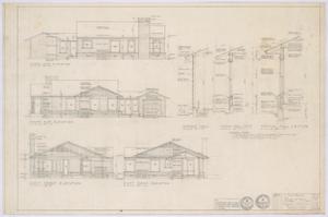 Primary view of object titled 'Travis Residence, Abilene, Texas: Elevations'.