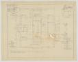 Primary view of Oldham Residence, Abilene, Texas: Foundation Plan