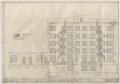 Technical Drawing: Hotel Building, Breckenridge, Texas: Rear Elevation Plan