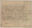 Technical Drawing: The Professional Building, Abilene, Texas: Area "A" Floor Plan