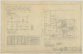 Technical Drawing: Walters Residence, Abilene, Texas: Floor Plan and Schedules