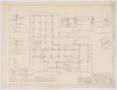 Primary view of Department of Agriculture Residence, Abilene, Texas: Foundation Plan