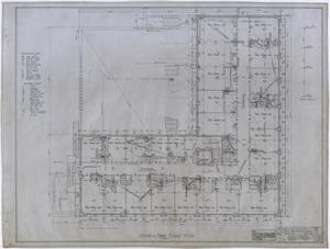 Primary view of object titled 'Ada McLemore's Hotel, Albany, Texas: Second and Third Floors Plan'.