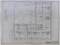 Technical Drawing: Ada McLemore's Hotel, Albany, Texas: Second and Third Floors Plan