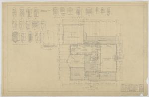 Primary view of object titled 'Sheppard Residence, Abilene, Texas: First Floor Layout'.
