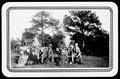 Photograph: [Albert Peyton George with a group of men after hunting deer and turk…
