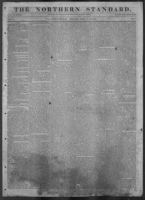 Primary view of The Northern Standard. (Clarksville, Tex.), Vol. 3, No. 41, Ed. 1, Wednesday, January 7, 1846