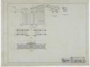 Primary view of object titled 'Bunkley Residence, Stamford, Texas: Pergola Plan'.