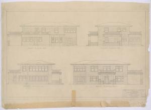 Primary view of object titled 'McDaniel Residence Alterations, Abilene, Texas: Elevations'.