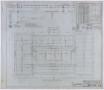 Technical Drawing: State Epileptic Colony Dormitory, Abilene, Texas: Second Floor Framing