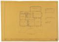 Technical Drawing: Campbell Residence Remodel, Abilene, Texas: Second Floor Plan