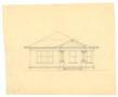 Technical Drawing: Castle Residence, Abilene, Texas: Unfinished Elevation Plan