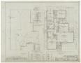 Technical Drawing: Breihan Residence, Abilene, Texas: Plans