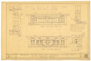 Primary view of object titled 'Bynum Residence, Abilene, Texas: Elevations and Details'.