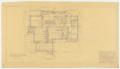 Technical Drawing: Aycock Residence, Sweetwater, Texas: Revised Floor Plan