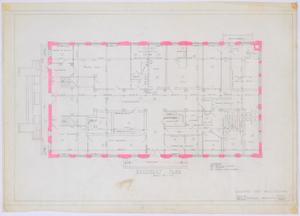 Primary view of object titled 'Abilene City Hall Alterations: Basement Plan'.