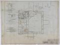 Technical Drawing: Taylor County Jail, Abilene, Texas: Basement Floor Plan