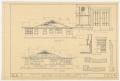 Technical Drawing: Dean Residence, Ranger, Texas: Elevations and Details