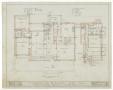 Technical Drawing: Davis Residence, Abilene, Texas: Mechanical Plan