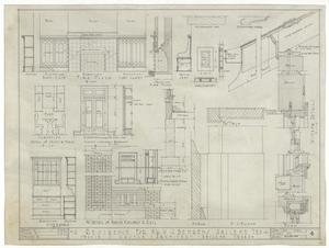 Primary view of object titled 'Behrens Residence, Abilene, Texas: Details'.