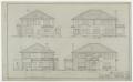 Technical Drawing: Bunkley Residence, Stamford, Texas: Elevations
