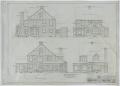 Technical Drawing: Upshaw Residence Remodel, Stamford, Texas: Elevations