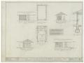 Technical Drawing: Behrens Residence, Abilene, Texas: Elevations, Plans, Section, and Sc…