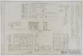 Technical Drawing: Manley Residence, Abilene, Texas: Room and Kitchen Details