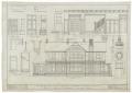 Technical Drawing: Campbell Residence, Abilene, Texas: Elevation and Details