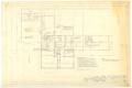 Technical Drawing: Gooch Residence Alterations, Abilene, Texas: Floor Plan