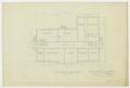 Primary view of Coke County Courthouse: Basement Floor Plan