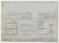 Technical Drawing: Prairie Oil & Gas Co. Cottage, Ranger, Texas: Elevations, Plans, and …