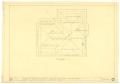 Technical Drawing: Campbell Residence Remodel, Abilene, Texas: Roof Plan