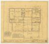 Technical Drawing: Fuller Residence, Snyder, Texas: Floor Plan