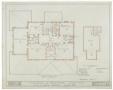 Technical Drawing: Davis Residence, Abilene, Texas: Mechanical Plan
