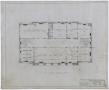 Technical Drawing: Mitchell County Courthouse: Second Floor Mechanical Plan