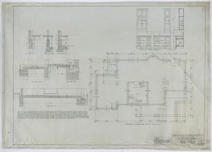 Primary view of object titled 'Upshaw Residence Remodel, Stamford, Texas: Footing and Foundation Plan'.