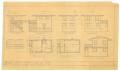 Technical Drawing: Bacon Residence, Abilene, Texas: Servant's House Floor Plan