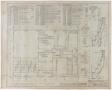 Technical Drawing: Reagan County Courthouse: Third Floor Framing Plan