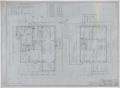 Primary view of Maxwell Residence, Abilene, Texas: Plan for a Residence, First and Second Floors