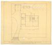 Technical Drawing: Davis Residence, Abilene, Texas: Plot Plan