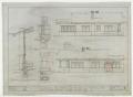 Technical Drawing: Prairie Oil & Gas Co. Cottage, Ranger, Texas: Elevations and Sections