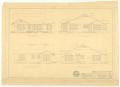 Technical Drawing: Chappell Duplex, Abilene, Texas: Elevations