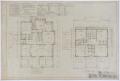 Technical Drawing: Manley Residence, Abilene, Texas: Floor Plans