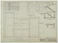 Technical Drawing: Abilene State Hospital Dormitory, Abilene, Texas: Roof Framing Plan