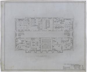 Primary view of object titled 'Mitchell County Courthouse: Second Floor Furniture Layout'.