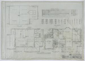 Primary view of object titled 'Upshaw Residence Remodel, Stamford, Texas: Floor Plans'.