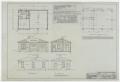 Primary view of Bryant Residence, Midland, Texas: Floor Plan, Footing & Foundation Plan, and Elevations