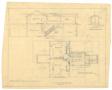 Technical Drawing: Castle Residence, Abilene, Texas: Second Floor Plan